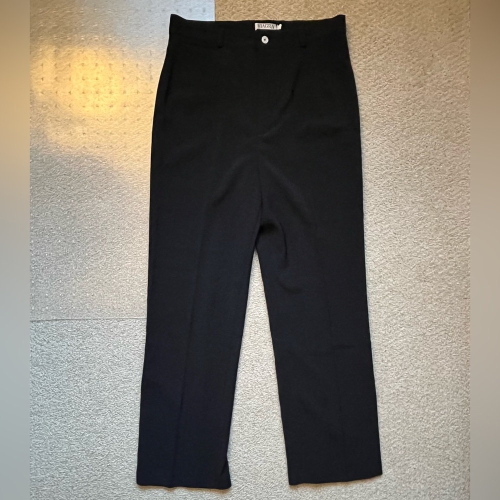 black slacks size xl